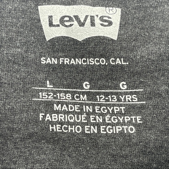 Levi Gray Short Sleeve Graphic Eagle T-Shirt Sz L - Picture 6 of 7